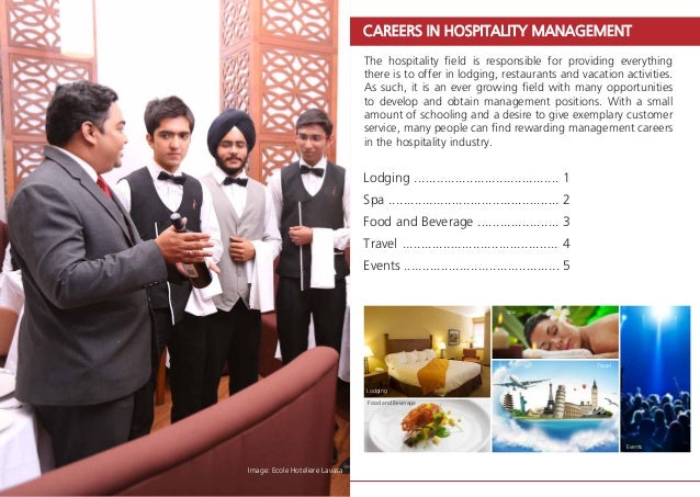 careers in hospitality