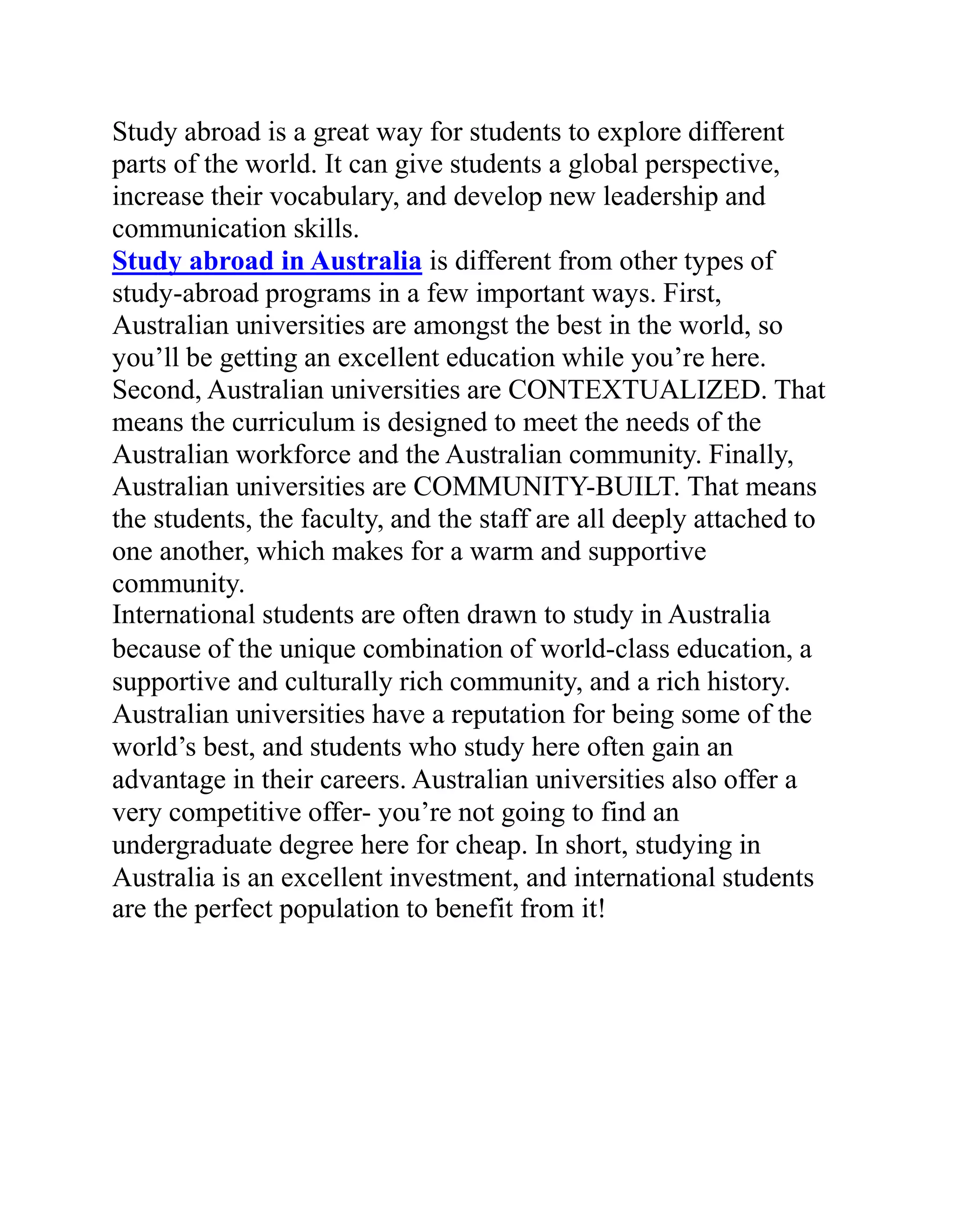 Career Benefits of Studying In Abroad.ppt