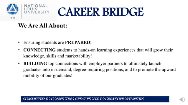 Career Bridge Orientation | PPT
