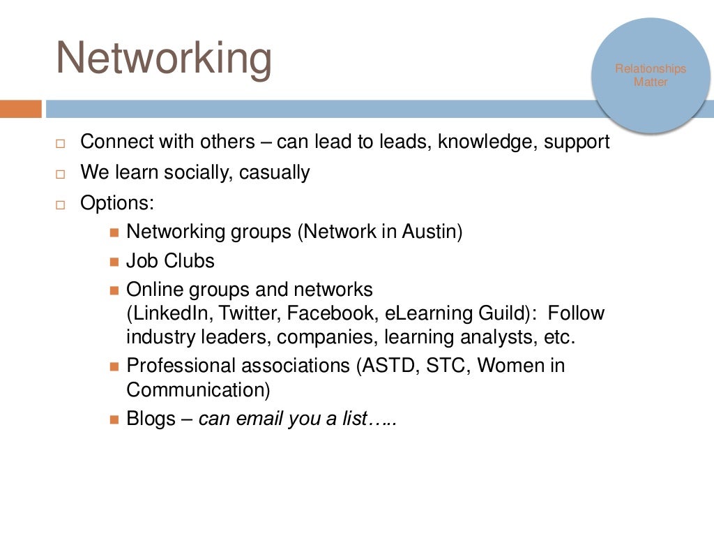 Networking Relationships Matter Connect