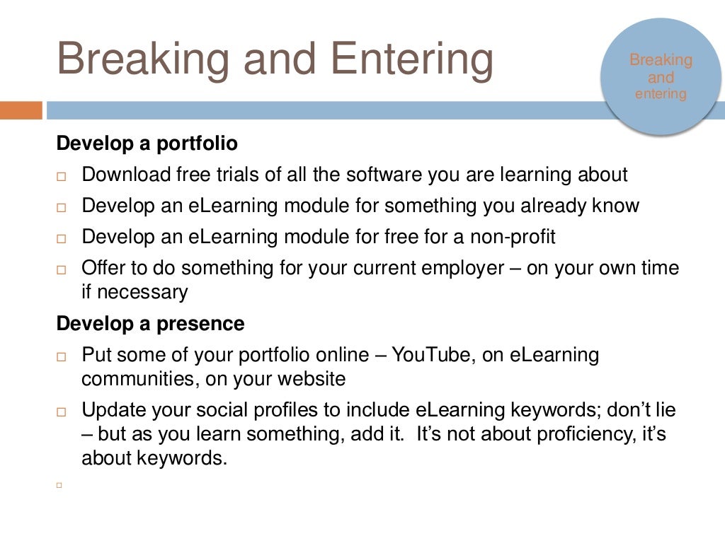 Breaking and Entering Breaking and