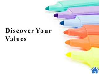 Discover Your
Values
 