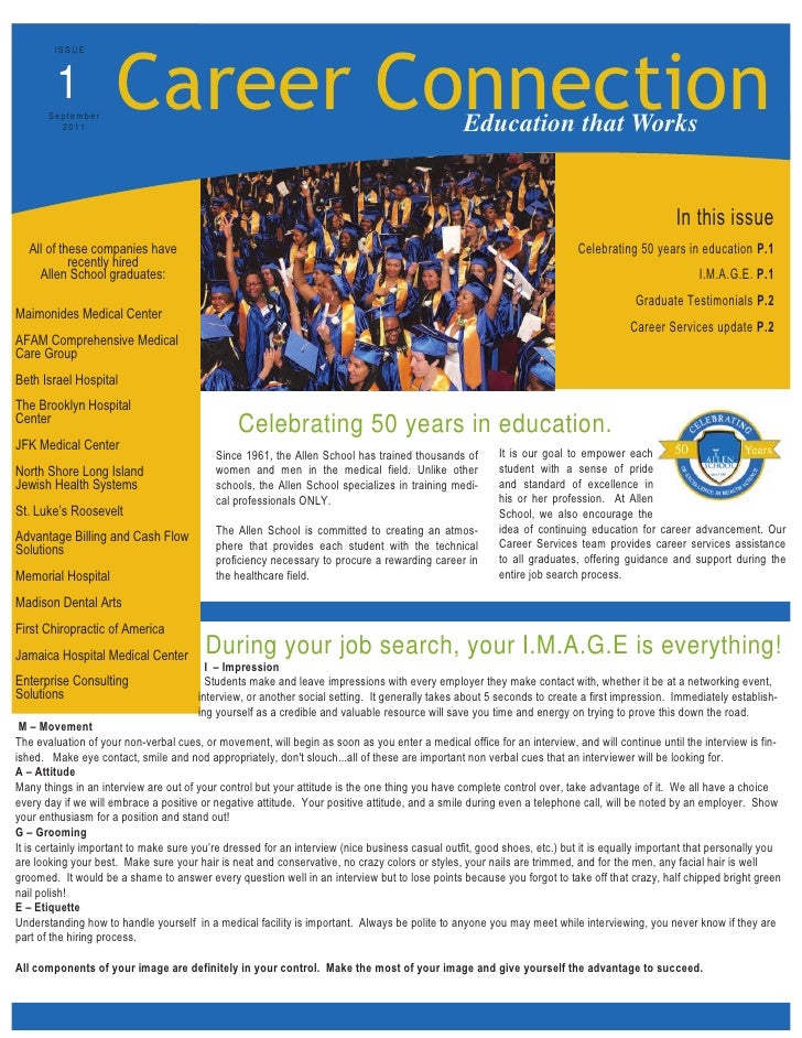 Allen School Career Connection Newsletter September 2011
