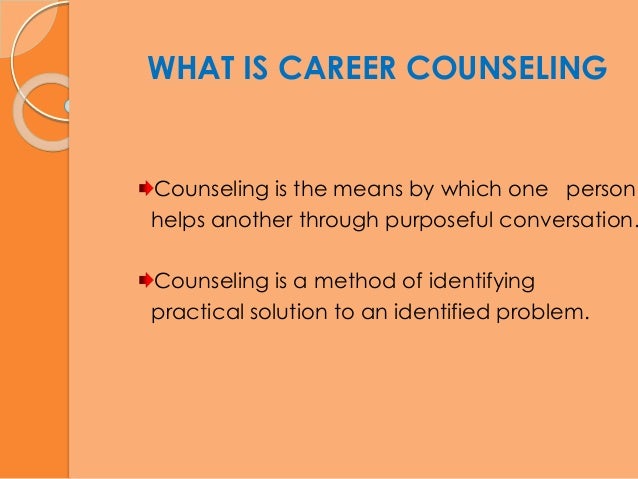 Career counseling