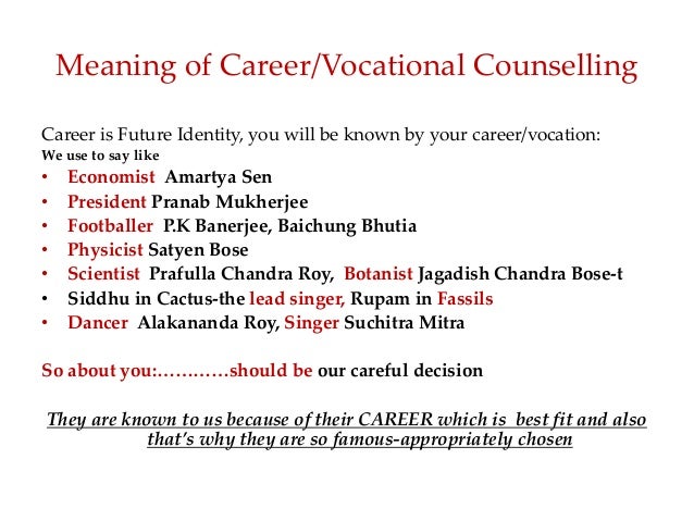 career define