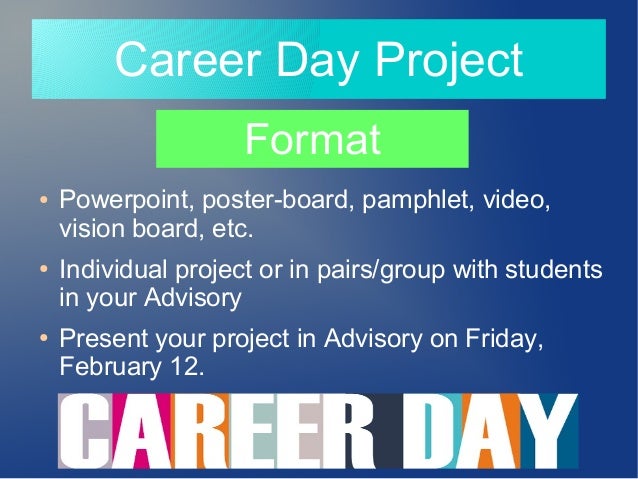 career powerpoint project