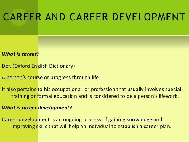 career project powerpoint