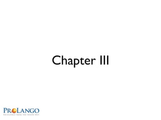 Chapter III
 