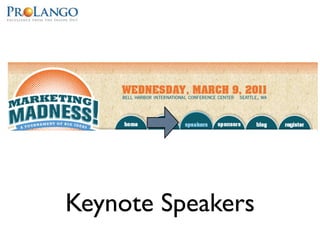 Keynote Speakers
 
