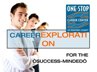 CAREER EXPLORATION FOR THE “ SUCCESS-MINDED”  