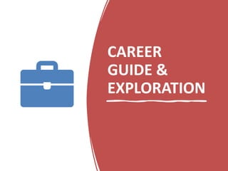 CAREER
GUIDE &
EXPLORATION
 