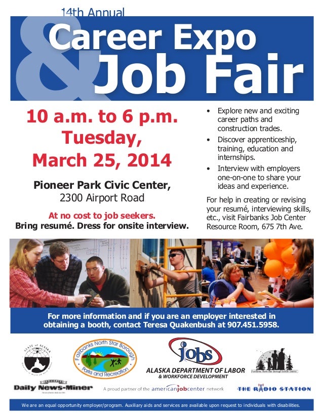 career expo job fair 2014 exciting career paths