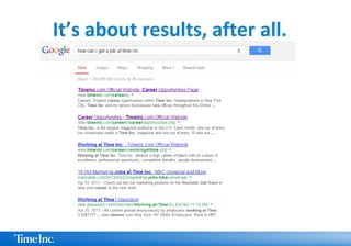 It’s about results, after all.
 