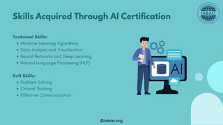 Career Growth with a Certificate in Artificial Intelligence | IABAC | PDF