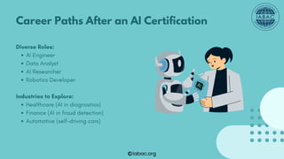 Career Growth with a Certificate in Artificial Intelligence | IABAC | PDF