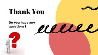 CREDITS: This presentation template was
created by Slidesgo, including icons by Flaticon,
and infographics & images by Freepik
Thank You
Do you have any
questions?
 