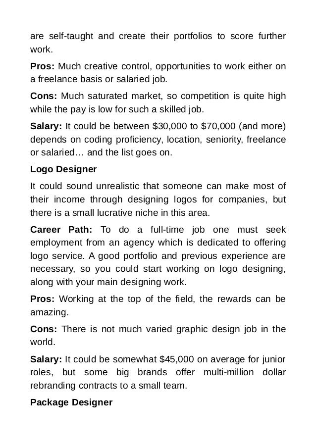 Career Guidance For Graphic Designers Jobs Career And Salary