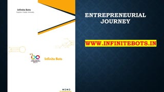 ENTREPRENEURIAL
JOURNEY
WWW.INFINITEBOTS.IN
 