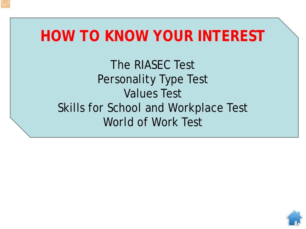 HOW TO KNOW YOUR INTEREST
