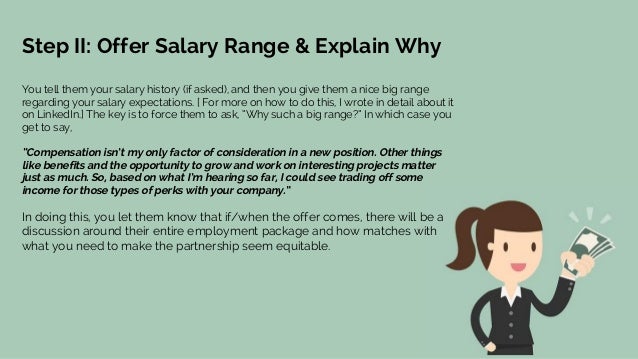 how to do a salary history