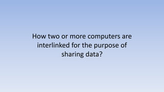 Data Interlinked With Computer Career in computer Hardware & Networking | PPTX