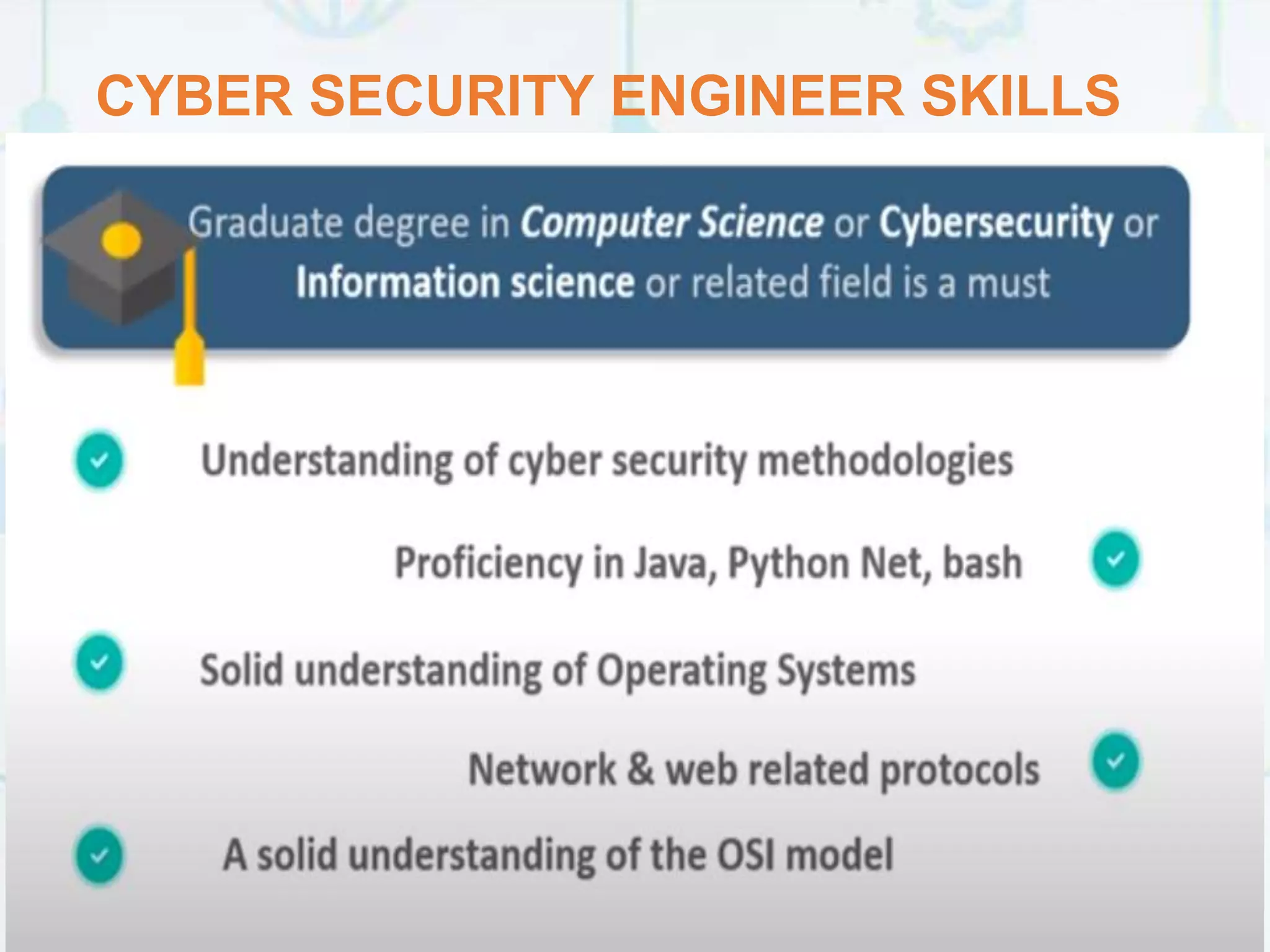 Career in cyber security | PPTX