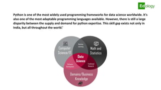 Career in Python: Basic Skills & Opportunities | PPT