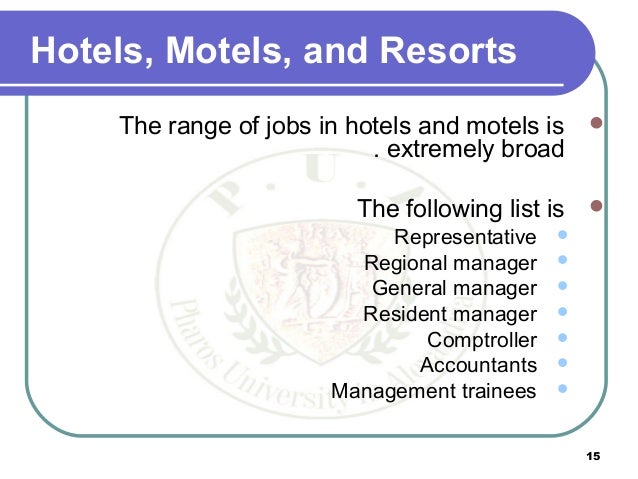 jobs in tourism