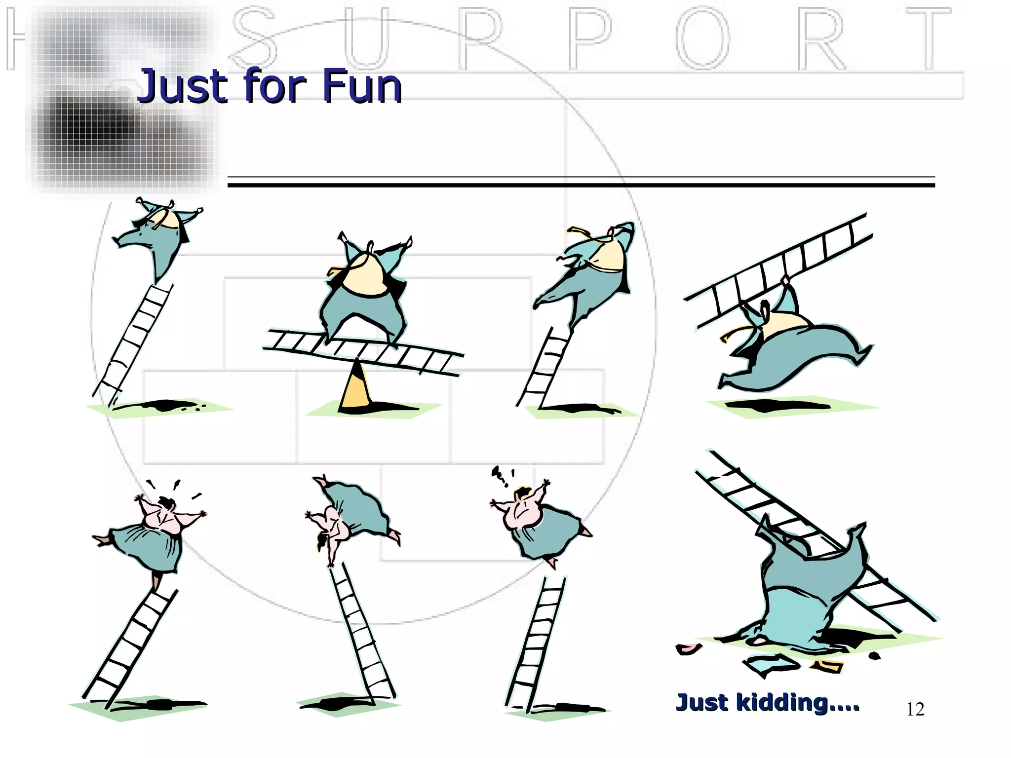 Just for Fun




               Just kidding….   12
 