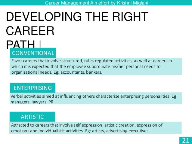 career management favor careers