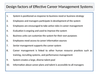 Career Management and development (HR) .pptx