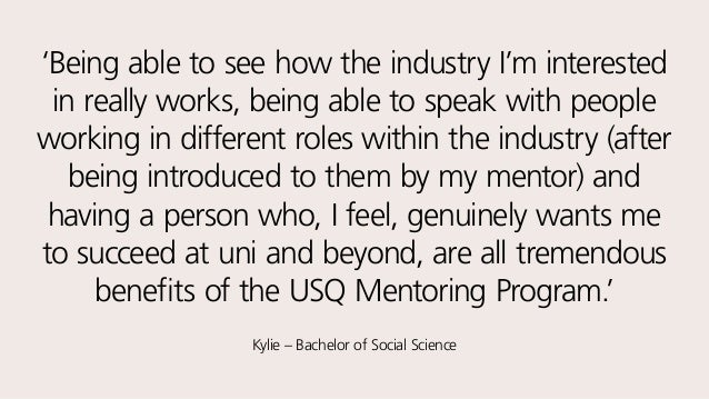 who is your mentor and why