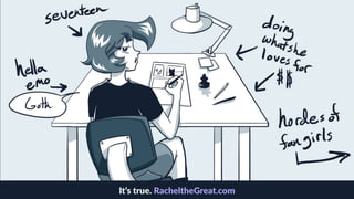 It’s true. RacheltheGreat.com
 