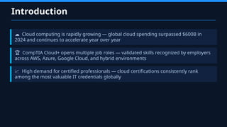 Final Roadmap to Pass CompTIA Cloud+ Exam | PPTX