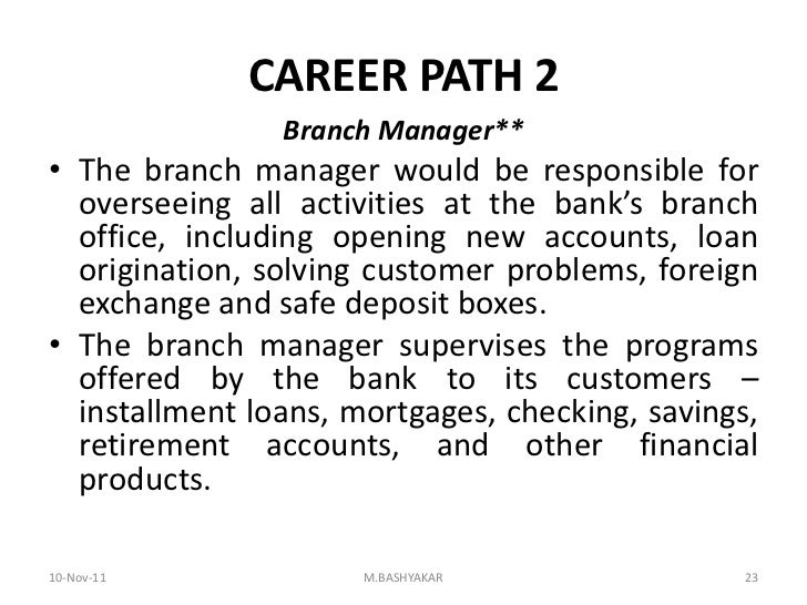 Finance careers path