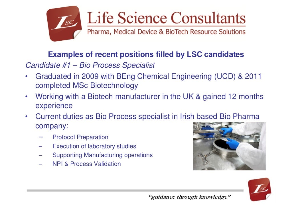 Life Science Consultants "guidance through knowledge"