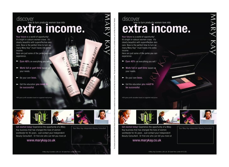 mary kay career business opportunity flyer marykay flyers