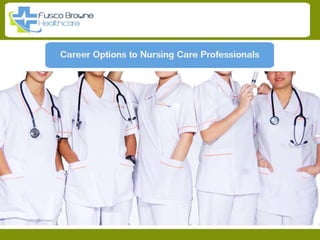 Career Options to Nursing Care Professionals