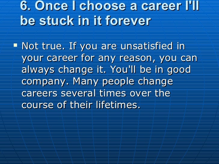 career orientation final changing careers at 35