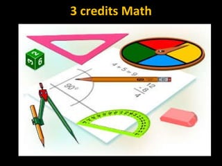 3 credits Math
