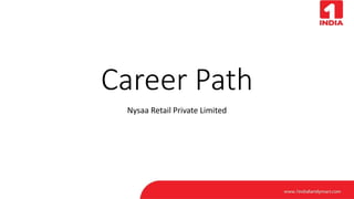 Career Path
Nysaa Retail Private Limited
 