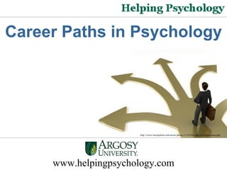 Career Paths in Psychology http://www.istockphoto.com/stock-photo-11119184-path-of-businessman.php   www.helpingpsychology.com 