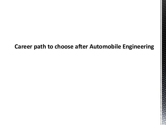 after automobile engineering