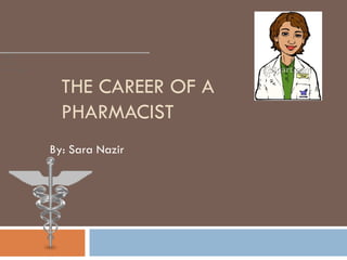 THE CAREER OF A  PHARMACIST By: Sara Nazir  PNG Category: Publisher: Rows per Page: 