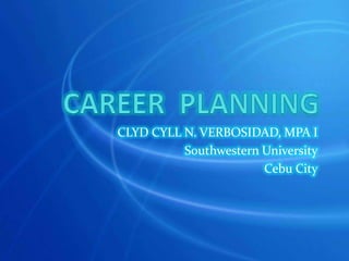 CLYD CYLL N. VERBOSIDAD, MPA I
Southwestern University
Cebu City
 
