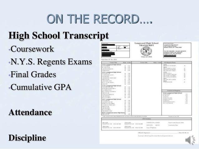college planning workshop longwood high school high school transcript for college
