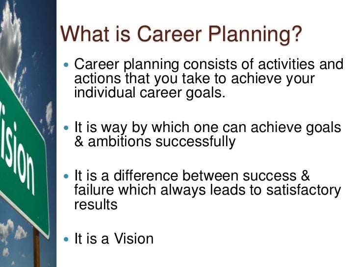 planning a career