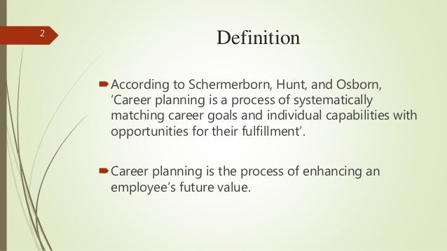career planning definition