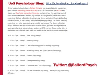 https://hub.salford.ac.uk/salfordpsych/

 