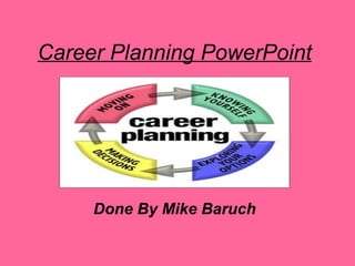 Career Planning PowerPoint Done By Mike Baruch 
